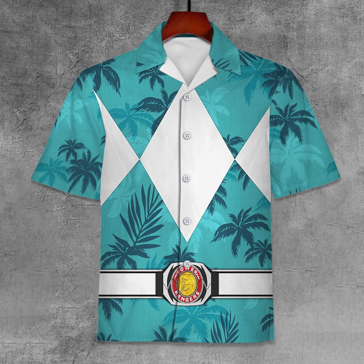 Belt Red Ranger x Tommy Vercetti Hawaiian Shirt Beach Shorts