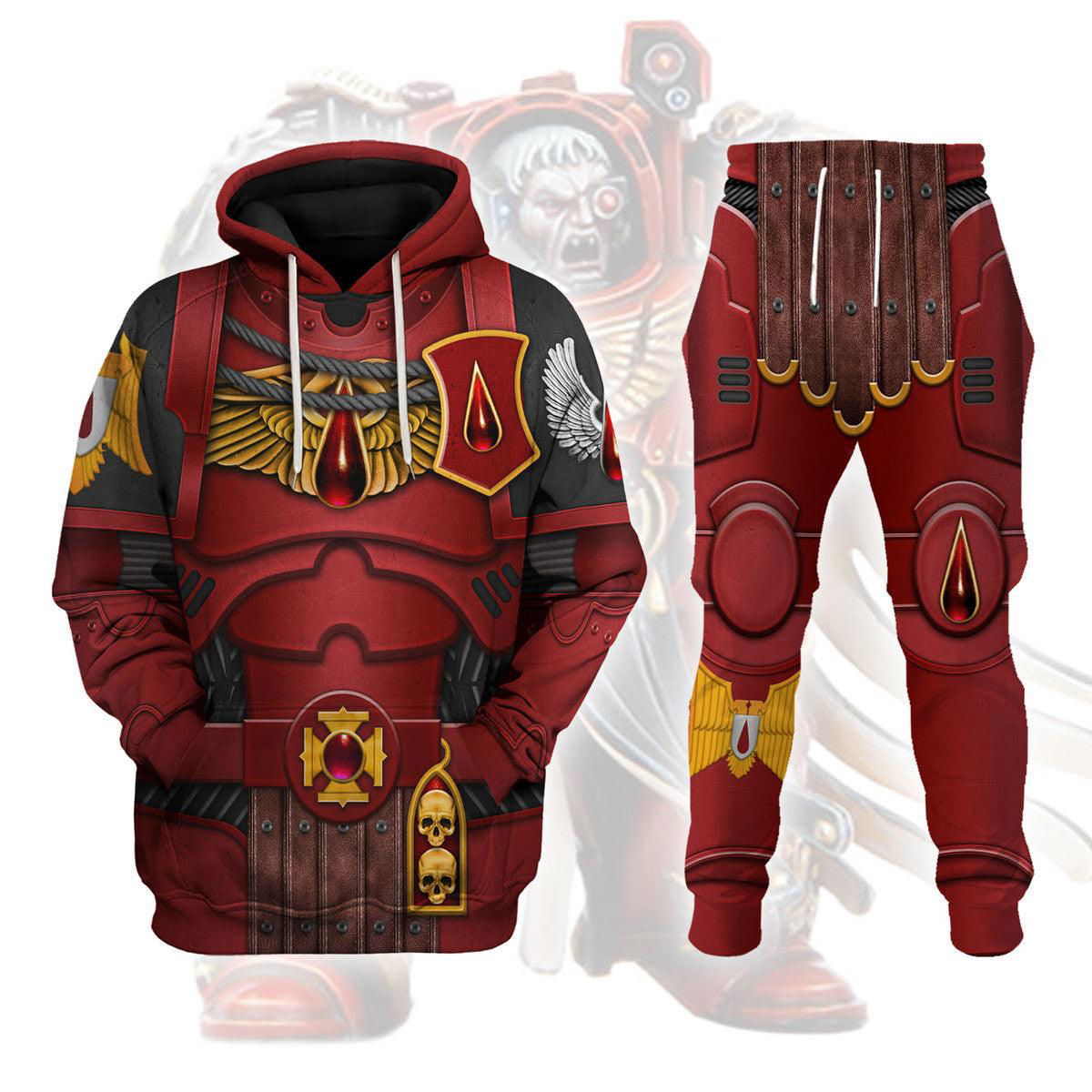 Blood Angels Captain T-shirt Hoodie Sweatpants Cosplay