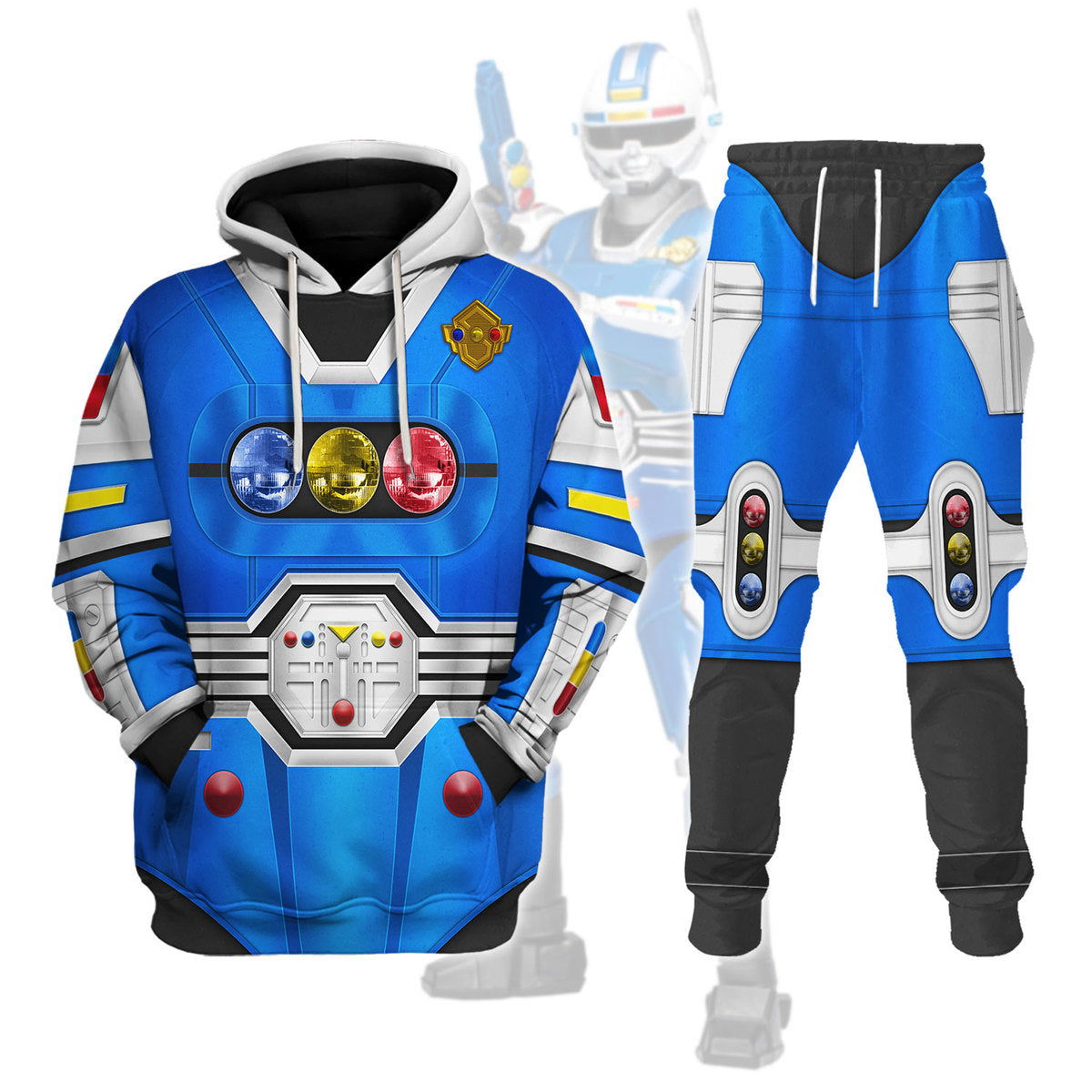 Blue Senturion Hoodies Sweatshirt T-shirt Hawaiian Tracksuit