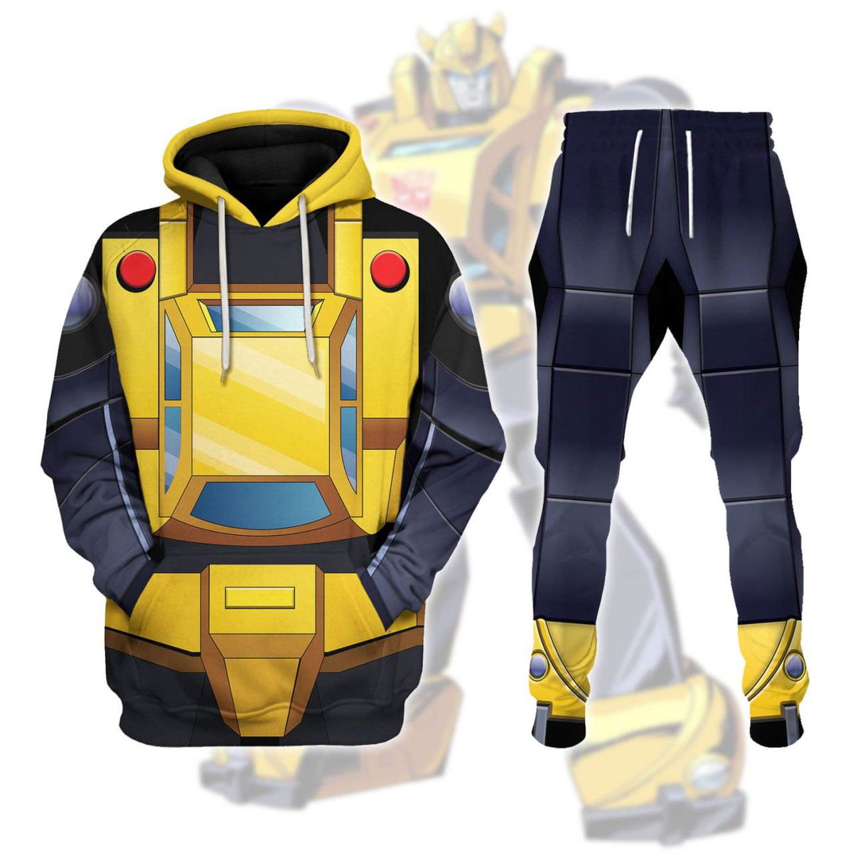 Bumblebee Costume Cosplay Hoodie Tracksuit