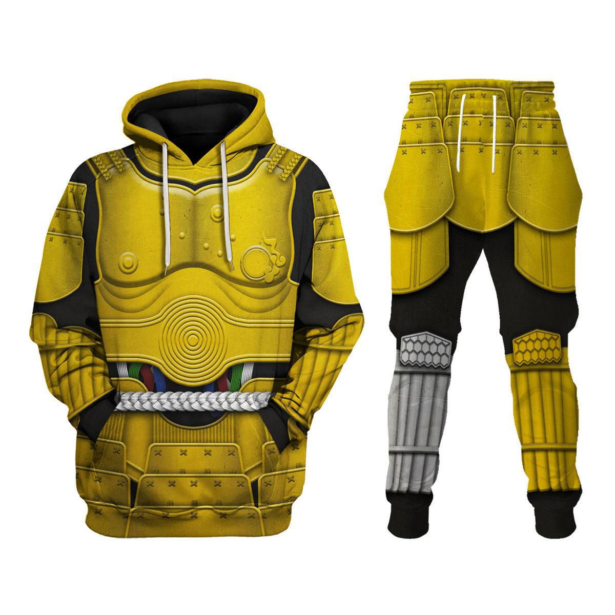 C-3PO Samurai Costume Hoodie Sweatshirt T-Shirt Sweatpants