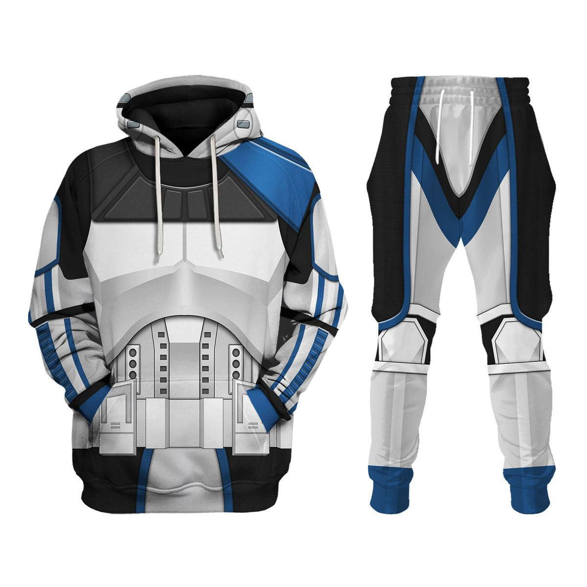 Captain Rex Costume Hoodie Sweatshirt T-Shirt Sweatpants