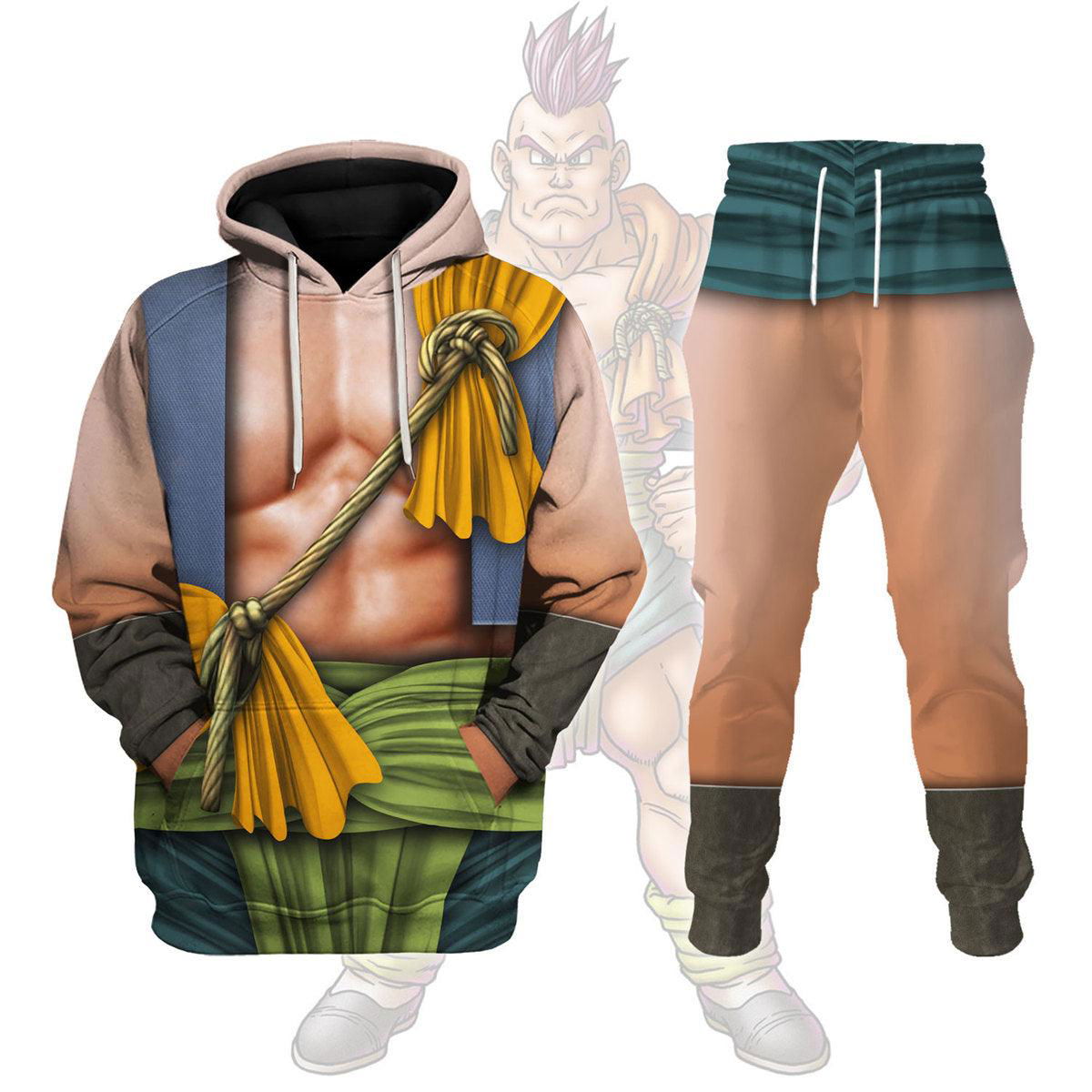 Carver Dragon Quest Hoodie T-shirt Sweatpants Cosplay