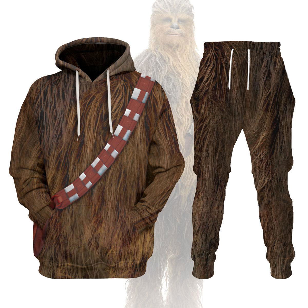 Chewbacca Costume Hoodie Sweatshirt T-Shirt