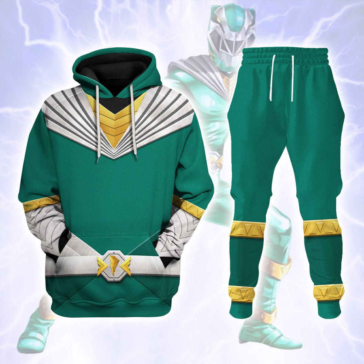 Cosmic Fury Green Ranger Hoodies Sweatshirt T-shirt Zip Hoodies Sweatpants