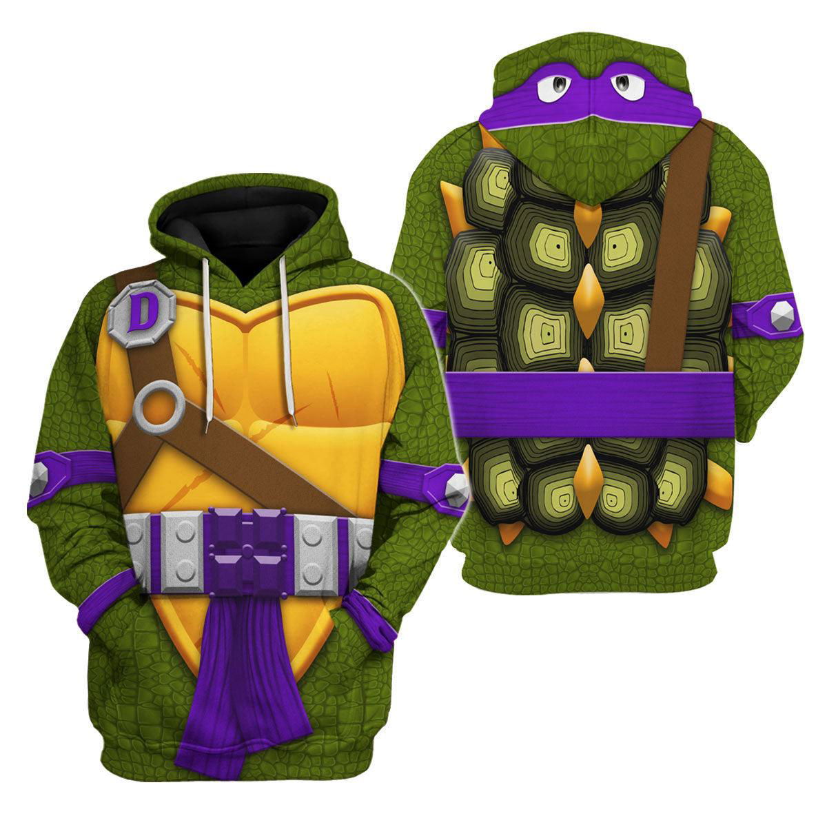 Donatello TMNT Costume Hoodie Sweatshirt T-Shirt Sweatpants