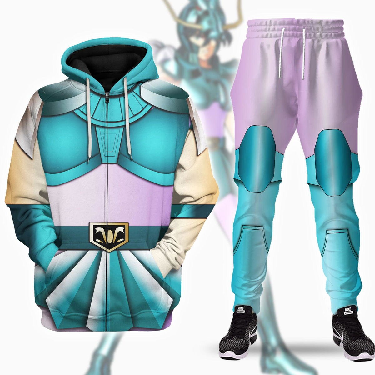 Dragon ShiryÅ« Saint Seiya Costume Hoodie Sweatshirt T-Shirt Tracksuit