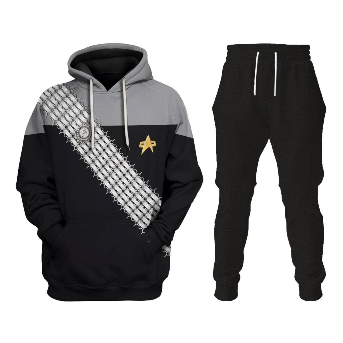 DSN Worf Gray T-shirt Hoodie Sweatpants Apparel