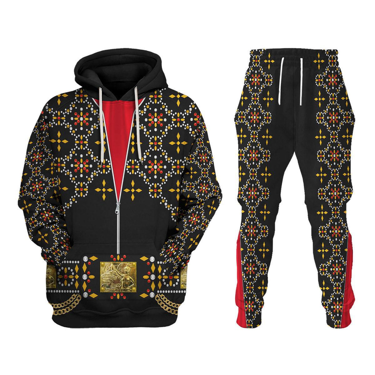 Elvis Black Conquistador Costume Hoodie Sweatshirt T-Shirt Sweatpants