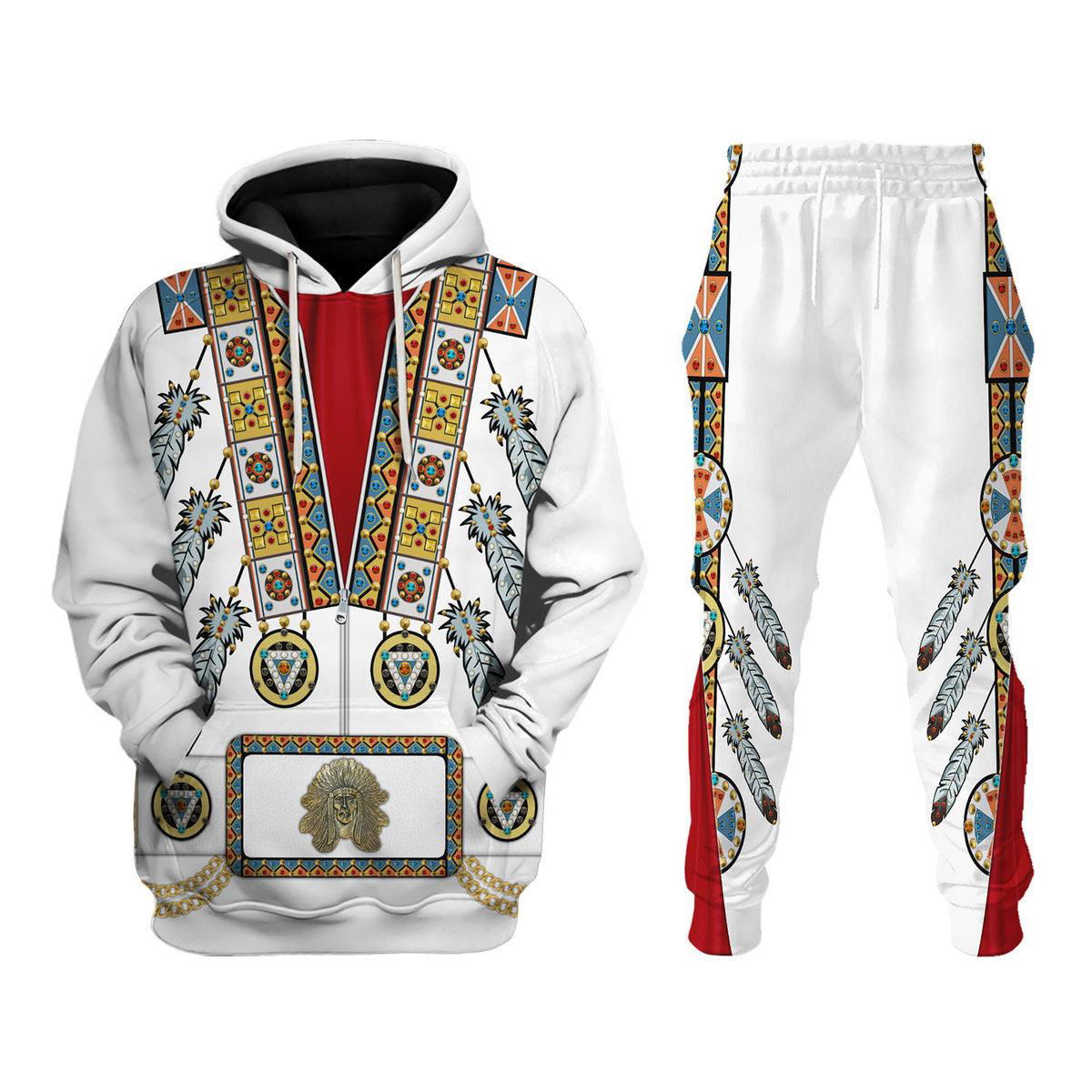 Elvis Chief Costume Hoodie Sweatshirt T-Shirt Sweatpants