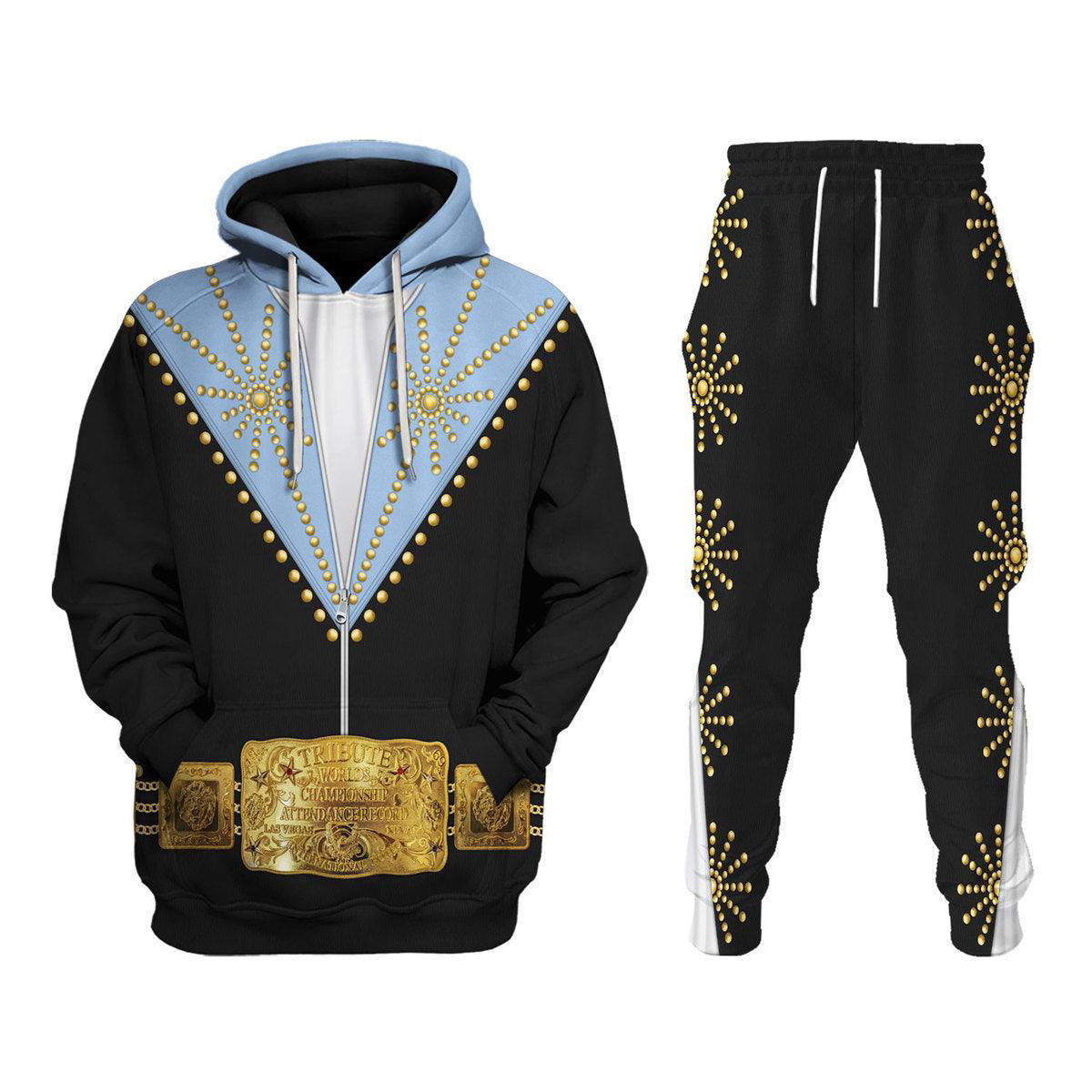 Elvis Cisco Blue Costume Hoodie Sweatshirt T-Shirt Sweatpants