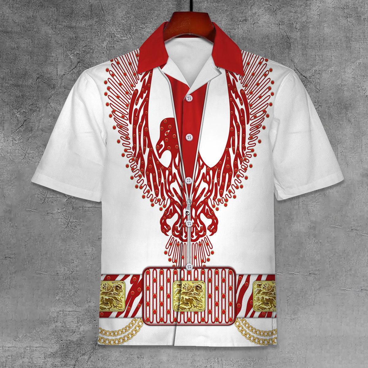 Elvis Red Phoenix Unisex Hawaii Shirt