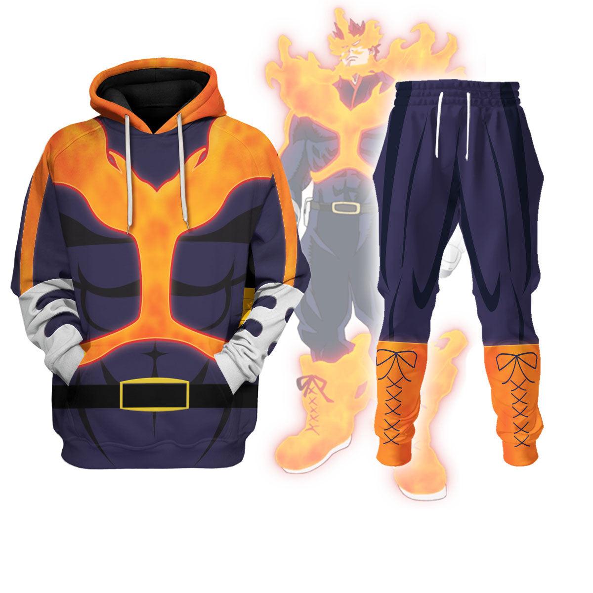 Endeavor My Hero Academia Hoodies T-shirt Sweatpants Apparel