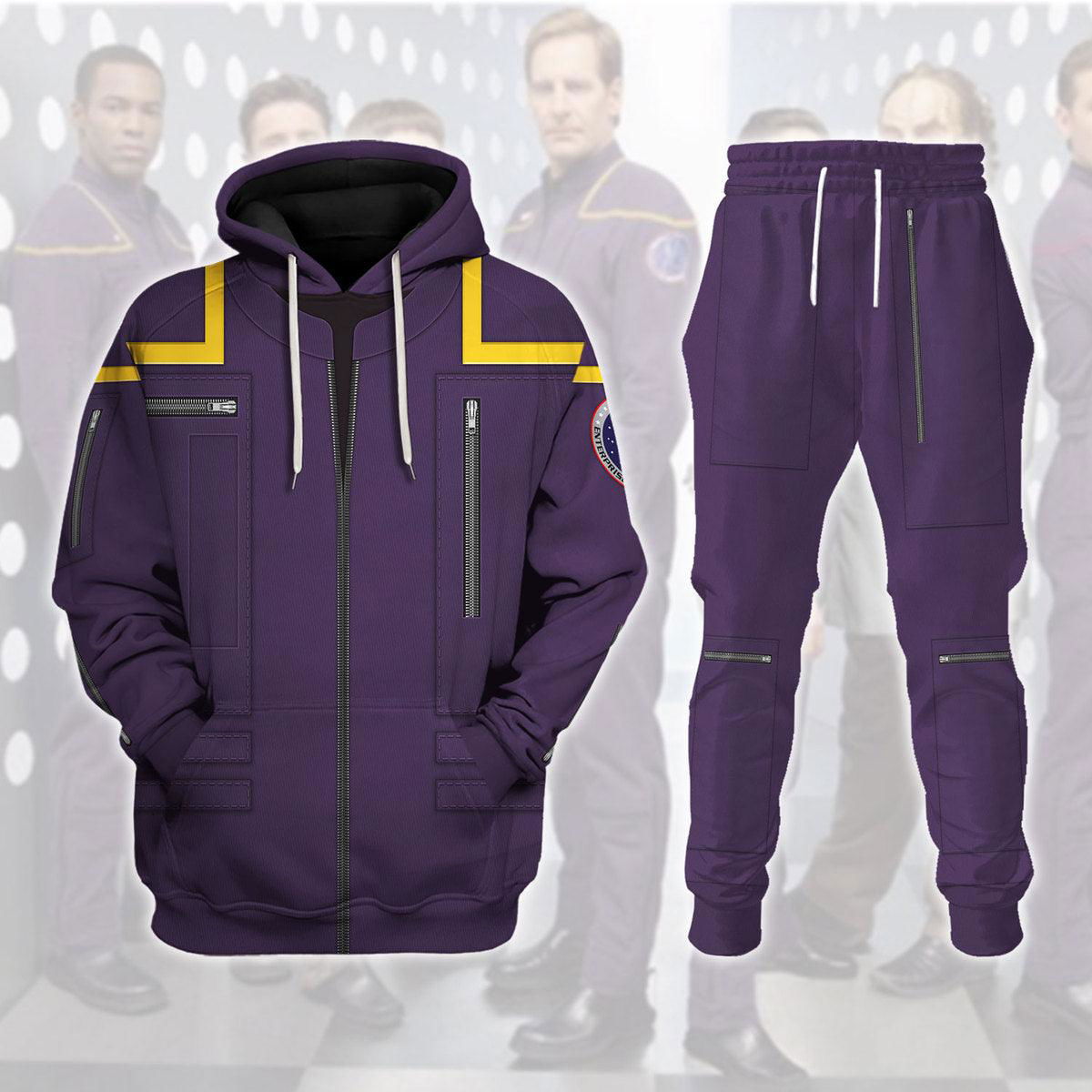 Enterprise Uniform Hoodie Sweatshirt T-Shirt Zip Hoodie Sweatpants Apparel