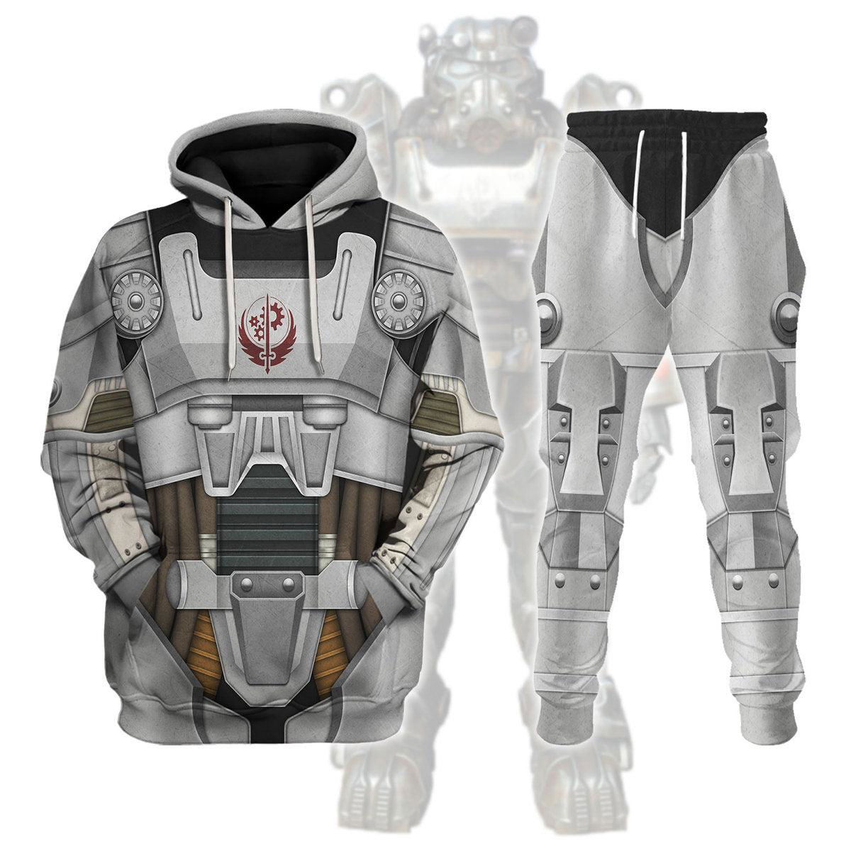 Fallout T-60 Power Armor TV Series Hoodie Sweatshirt T-Shirt Tracksuit