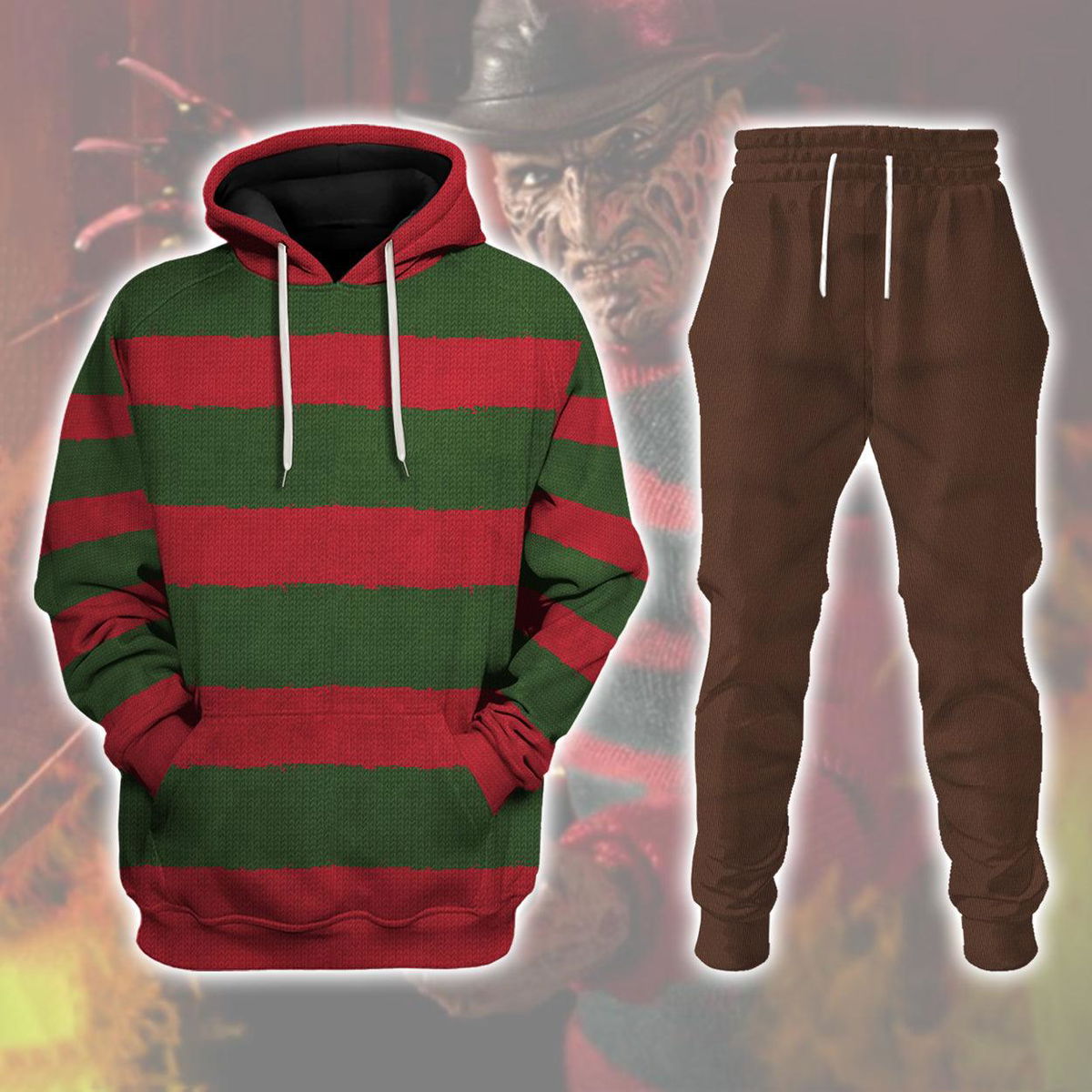 Freddy Krueger Hoodie Sweatshirt T-Shirt Tracksuit