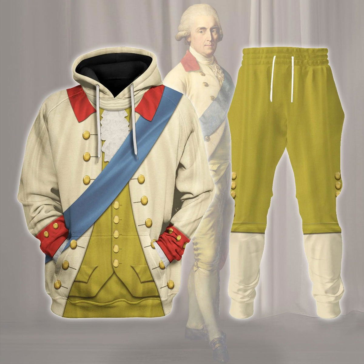 Frederick Augustus I of Saxony Costume Hoodie Sweatshirt T-Shirt Tracksuit