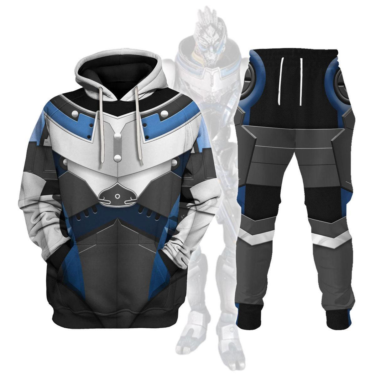 Garrus Vakarian Hoodie Sweatshirt T-shirt Sweatpants Outfit Cosplay Costumes