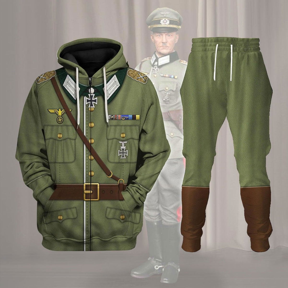 Gerd Von Rundstedt German Military Officer Costume Hoodie Sweatshirt T-Shirt Tracksuit