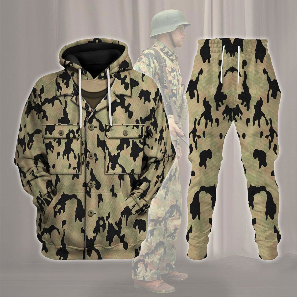 German Leibermuster Faded v2.0 CAMO Costume Hoodie Sweatshirt T-Shirt Tracksuit