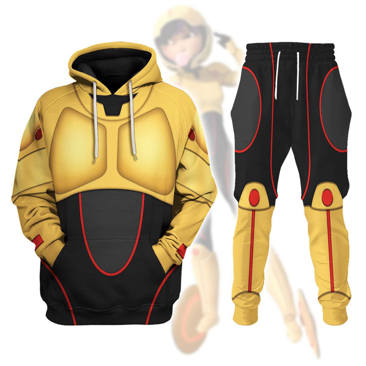 Go Go Tomago Lemon Super Armor Cosplay Costume Hoodie Sweatshirt T-Shirt Sweatpants