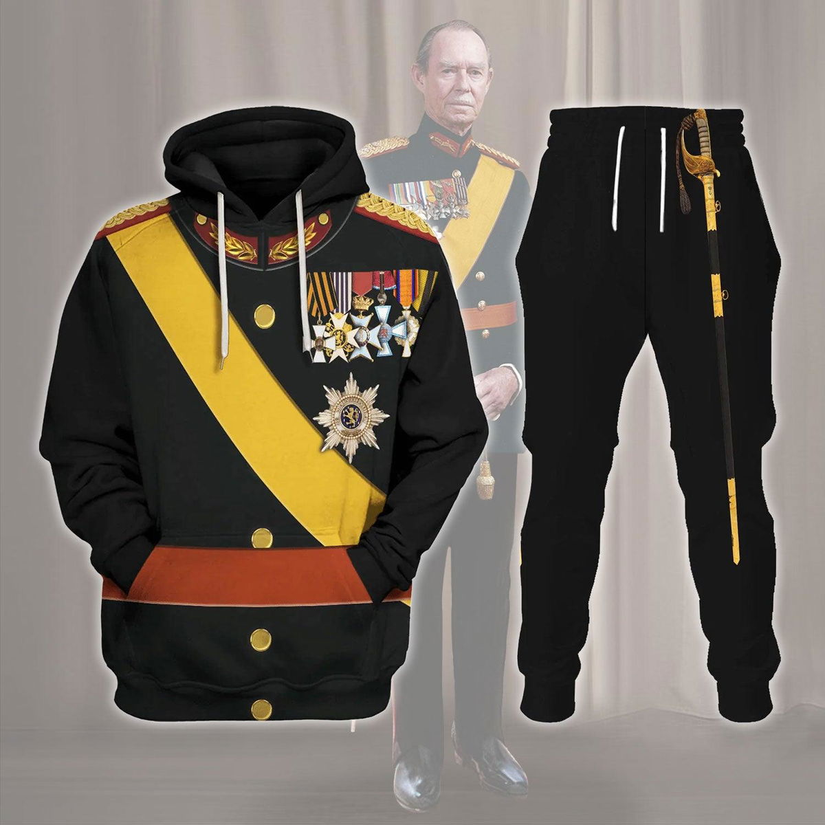 Grand Duke of Luxembourg Costume Hoodie Sweatshirt T-Shirt Tracksuit