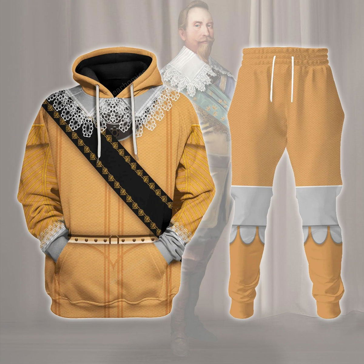 Gustavus Adolphus of Sweden Costume Hoodie Sweatshirt T-Shirt Tracksuit