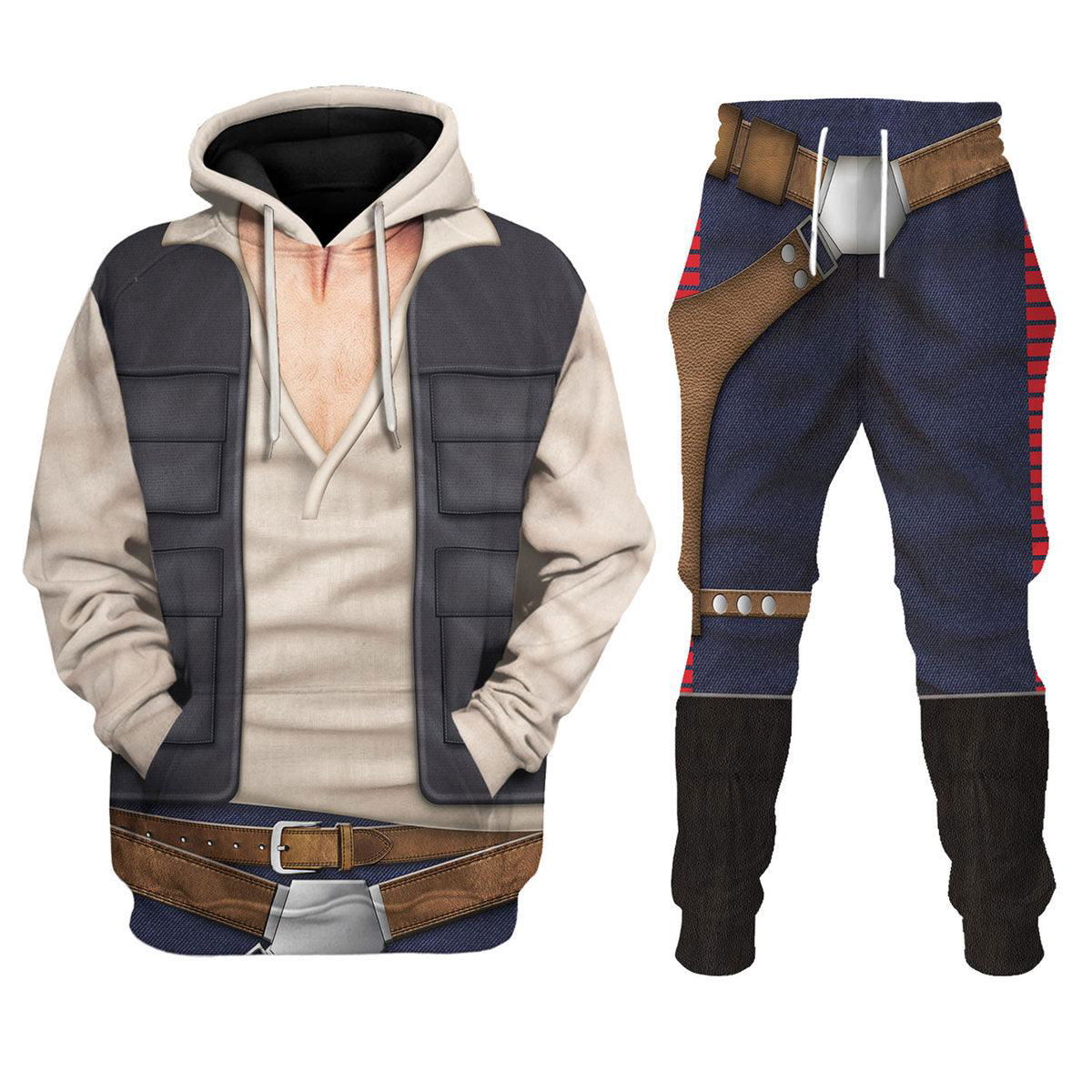 Han Solo Costume Hoodie Sweatshirt T-Shirt Sweatpants