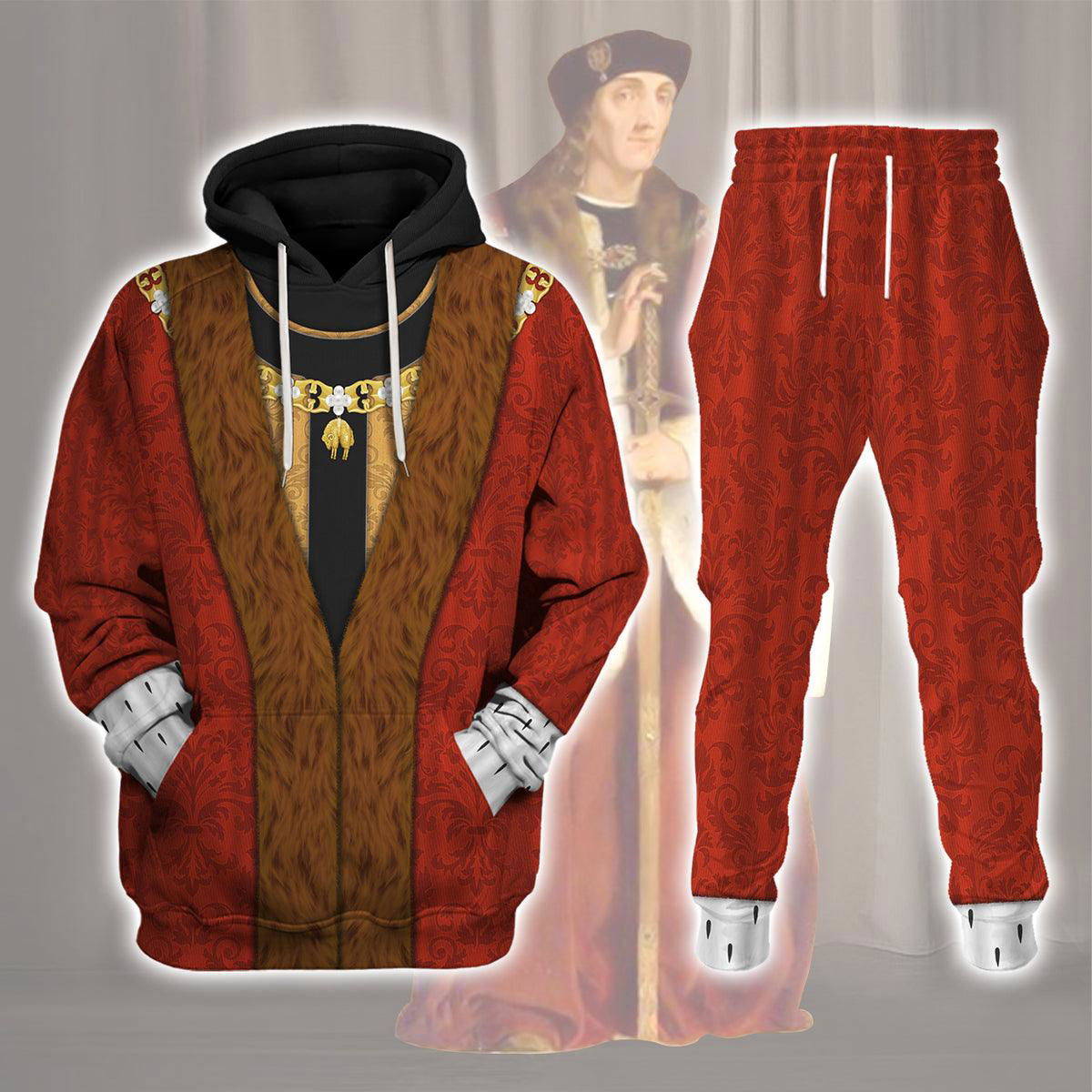 Henry VII of England Costume Hoodie Sweatshirt T-Shirt Tracksuit