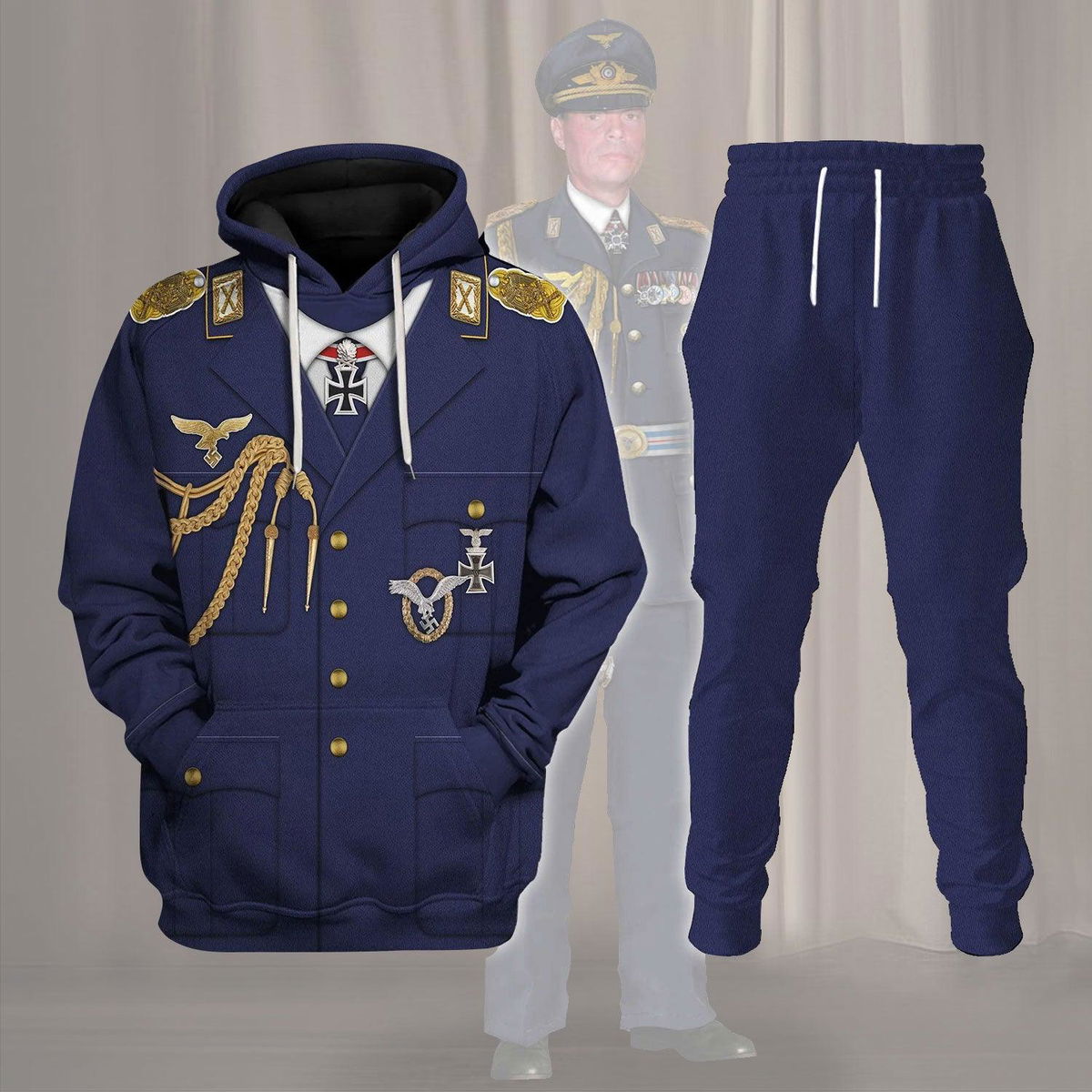 Hermann Goering Veteran Costume Hoodie Sweatshirt T-Shirt Tracksuit