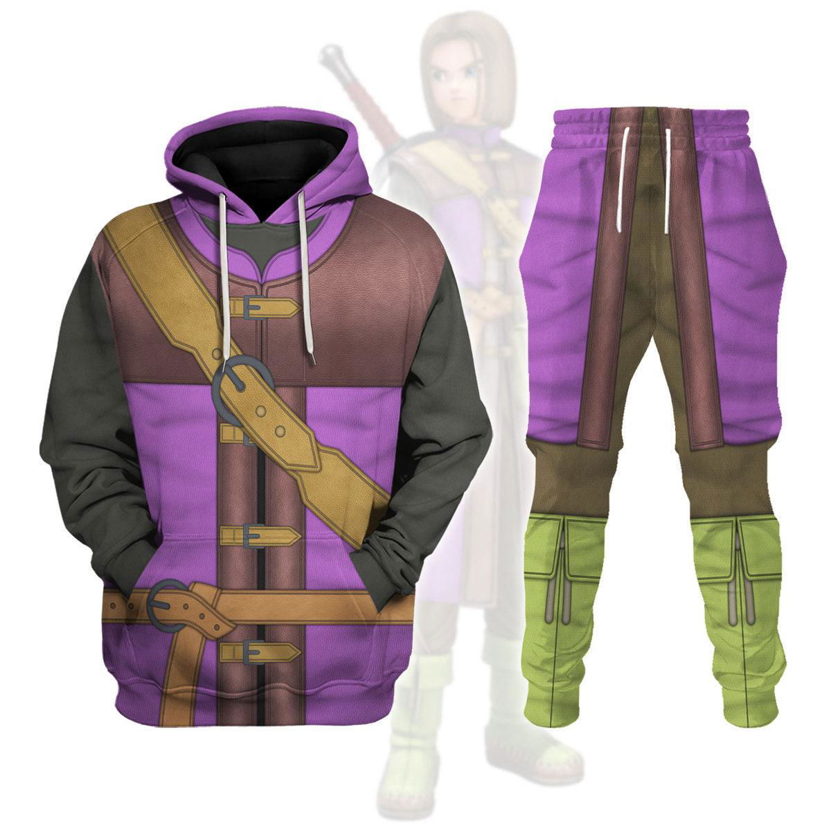 Hero (Dragon Quest XI) Hoodie T-shirt Sweatpants Cosplay