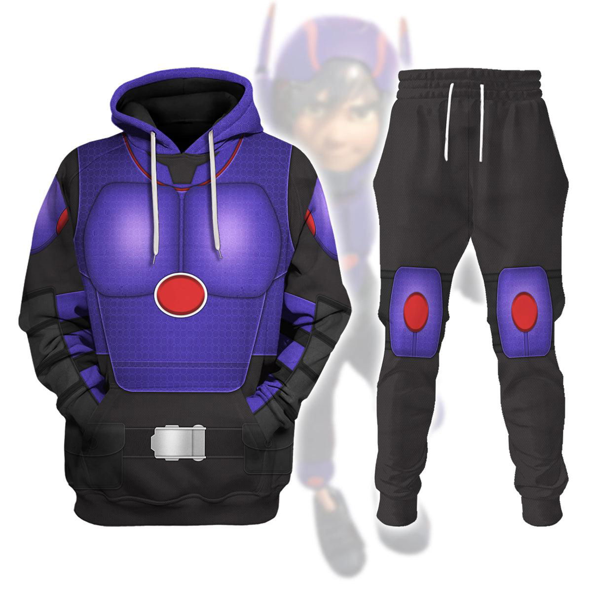 Hiro’s Super Armor Cosplay Costume Hoodie Sweatshirt T-Shirt Sweatpants