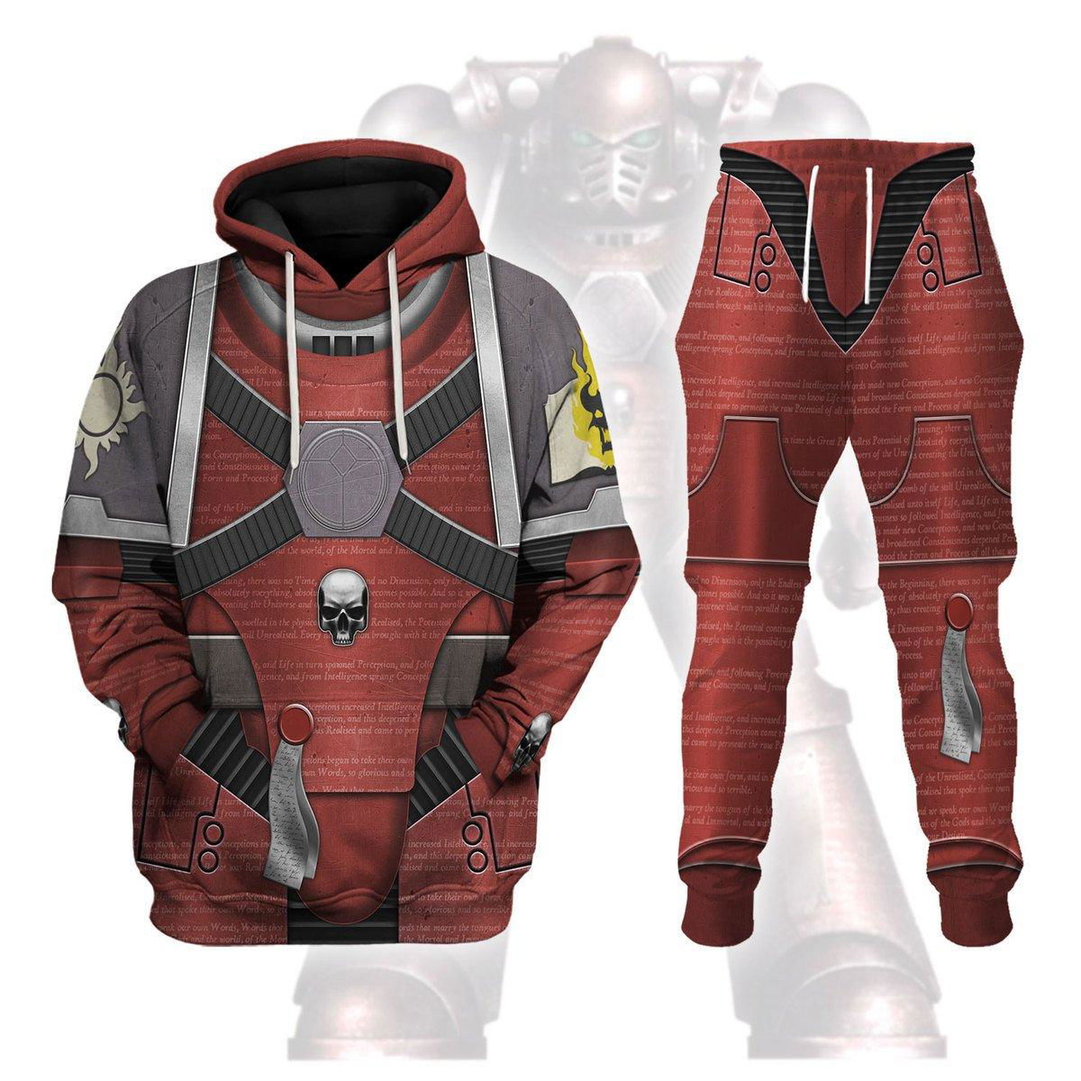 Horus Heresy-era Word Bearers Colour Scheme T-shirt Hoodie Sweatpants Cosplay