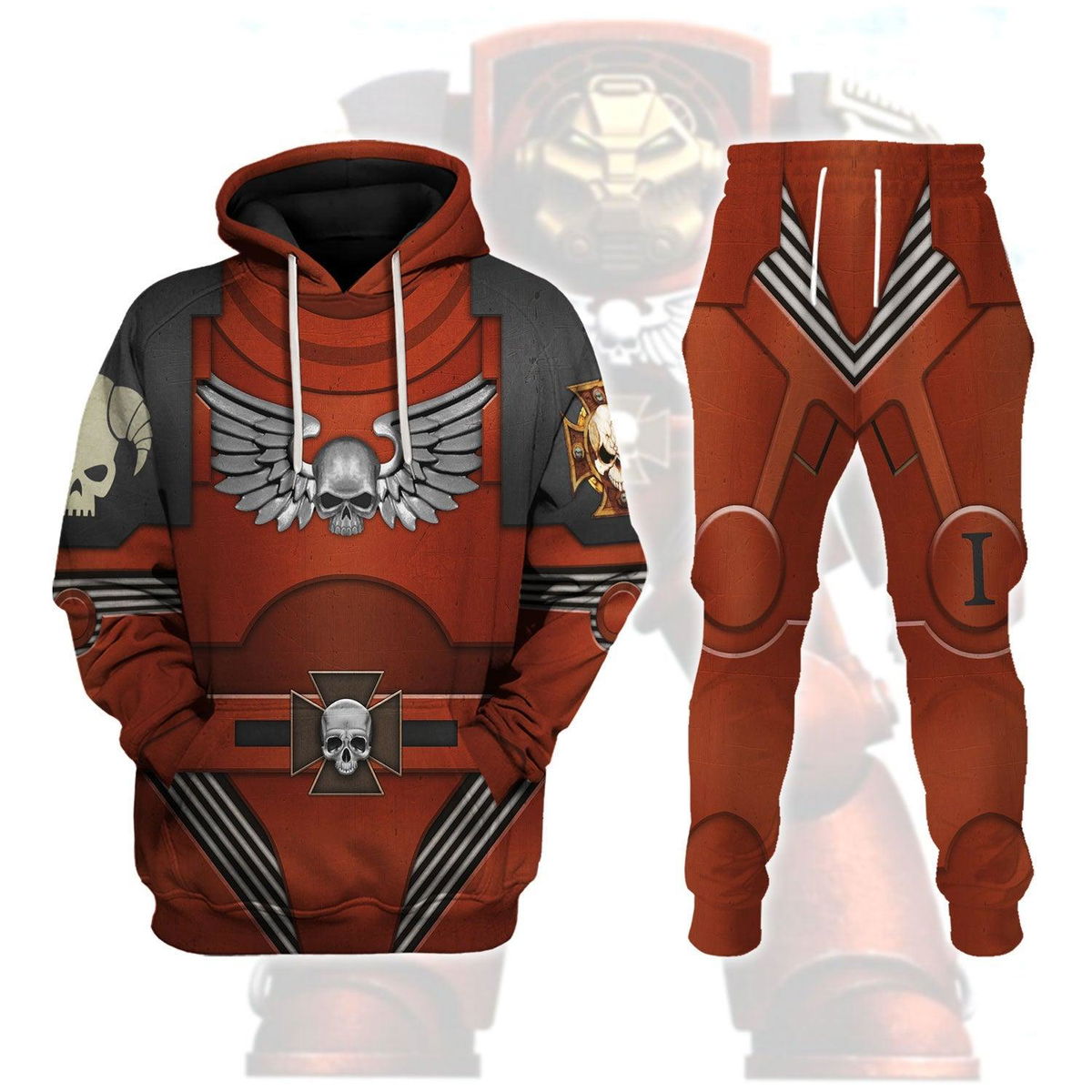 Indomitus Pattern Tactical Dreadnought Armour T-shirt Hoodie Sweatpants Cosplay