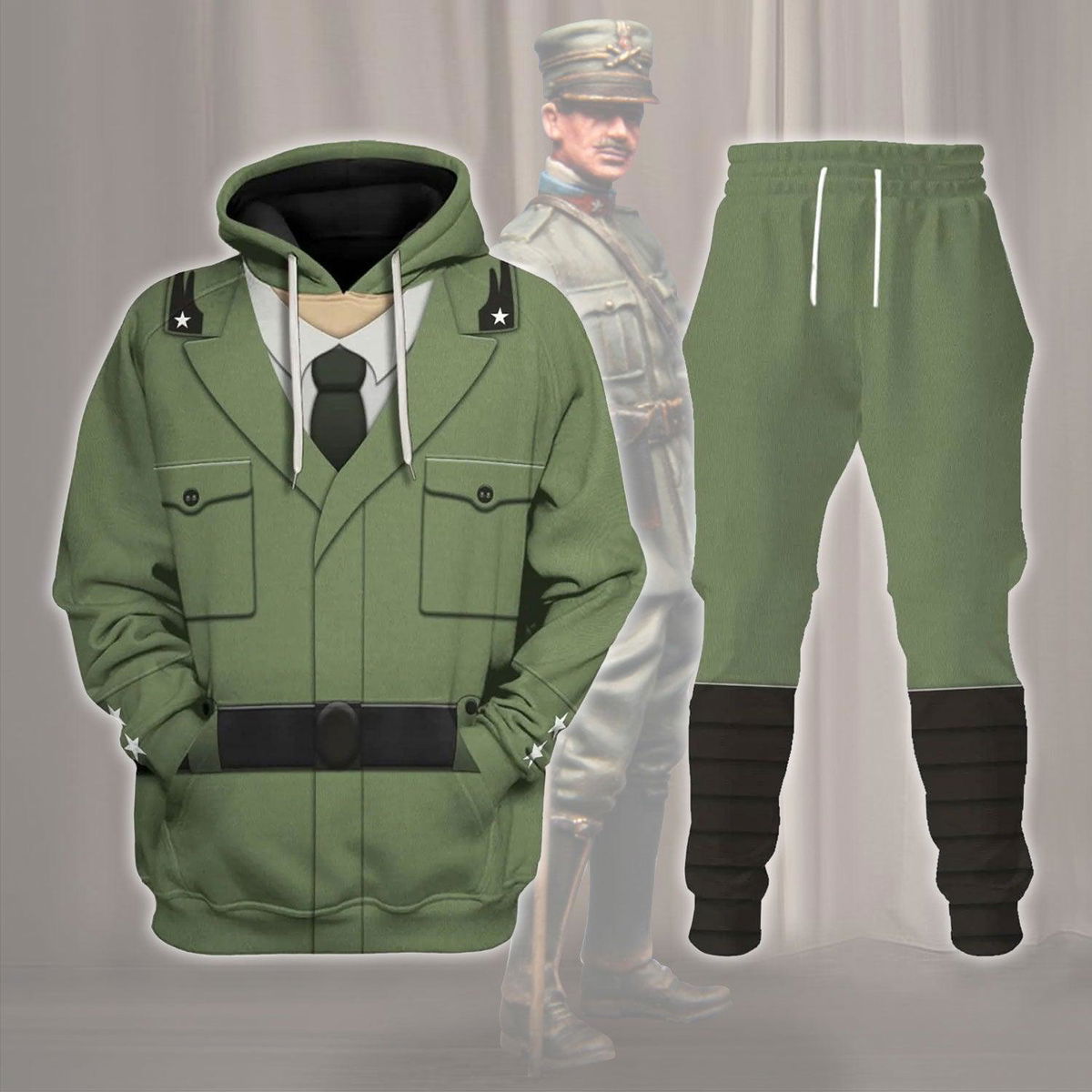 Italian Military WWI Costume Hoodie Sweatshirt T-Shirt Tracksuit