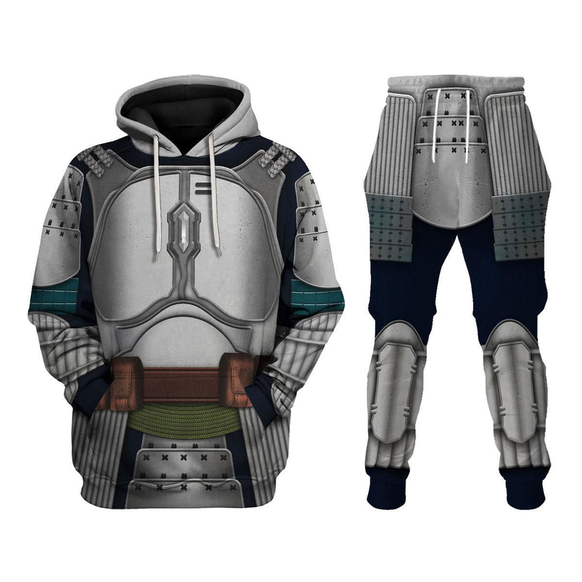 Jango Fet Samurai Costume Hoodie Sweatshirt T-Shirt Sweatpants