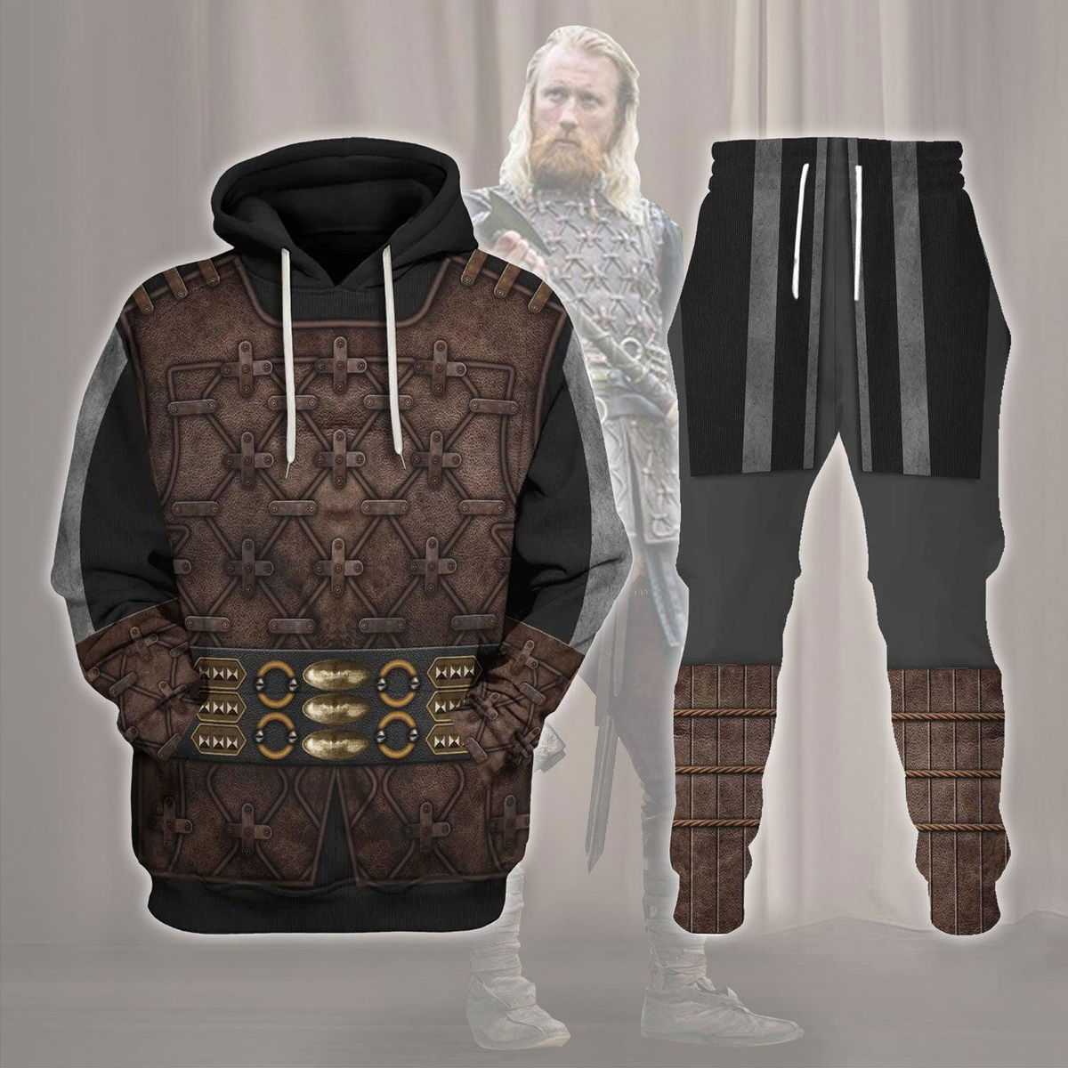 Jark Borg Vikings Costume Hoodie Sweatshirt T-Shirt Tracksuit