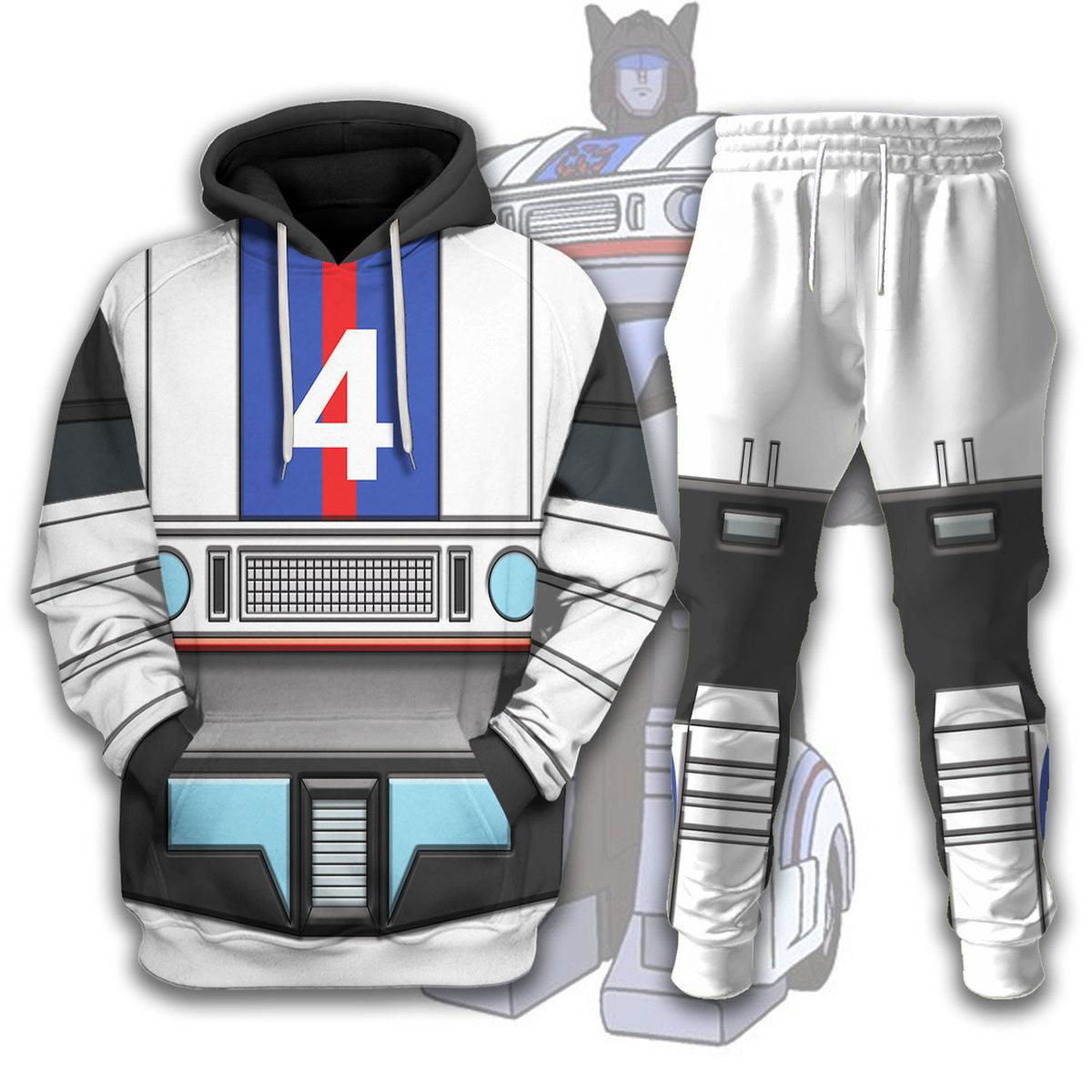 Jazz G1 Costume Cosplay Hoodie Tracksuit