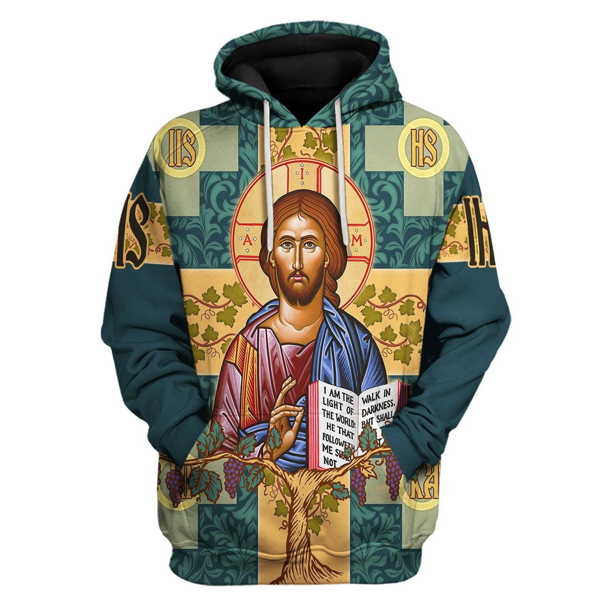 Jesus Greek Orthodoxy Eastern Orthodox Christianity Hoodie Sweatshirt T-Shirt Apparel