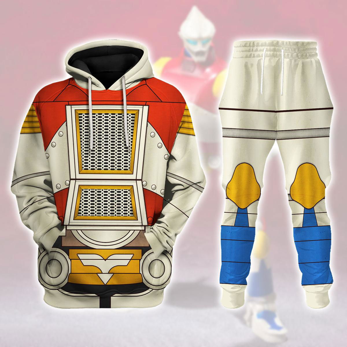 Jet Jaguar JJSX Type 1 Costume Hoodie Sweatshirt T-Shirt Sweatpants