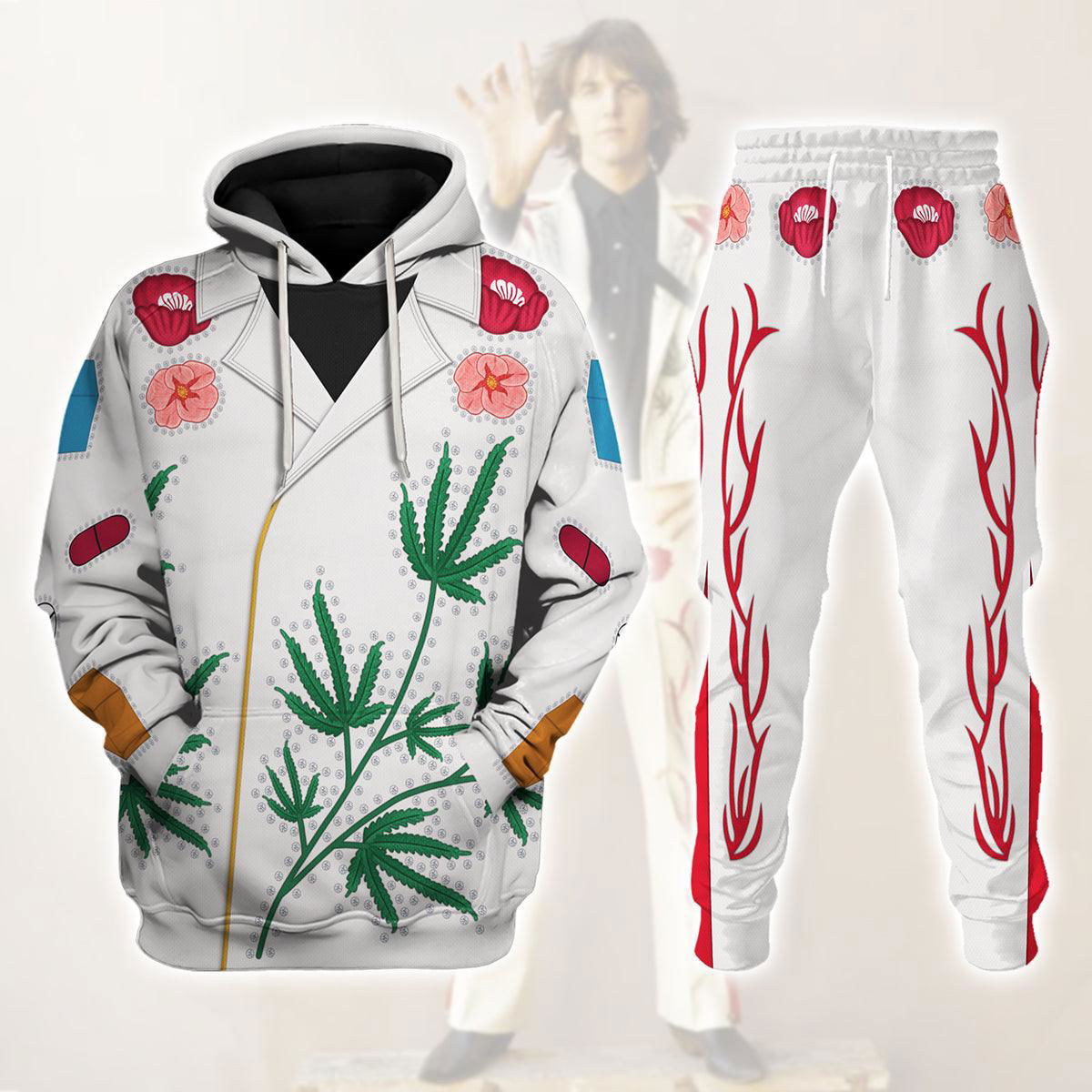 Jimmy Page Gram Parsons Suit Costume Hoodie Sweatshirt T-Shirt Tracksuit