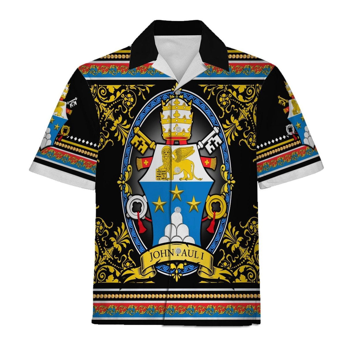 John Paul I Coat Of Arms Hawaiian Shirt