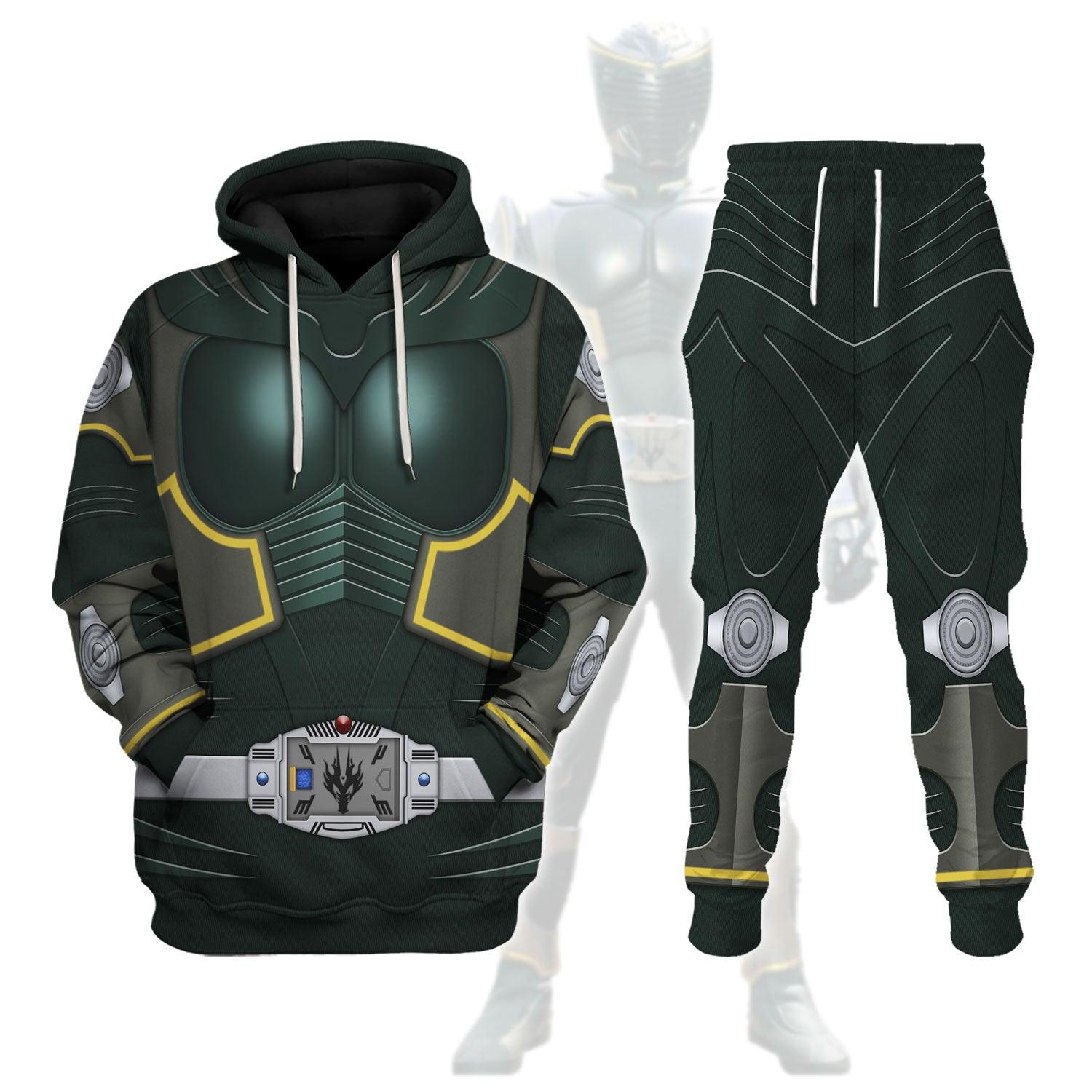 Kamen Rider Onyx Cosplay Costumes Hoodie T-shirt Sweatpants Tracksuits