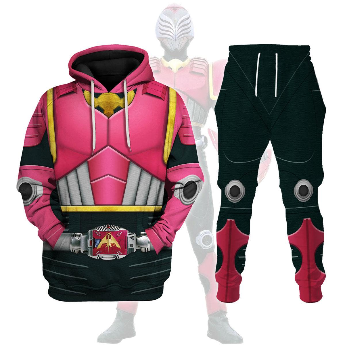 Kamen Rider Sting Cosplay Costumes Hoodie T-shirt Sweatpants