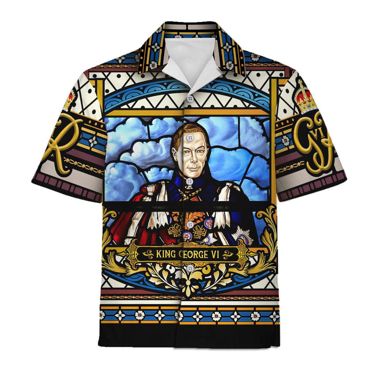 King George VI Coronation Hawaiian Shirt Polo Shirt