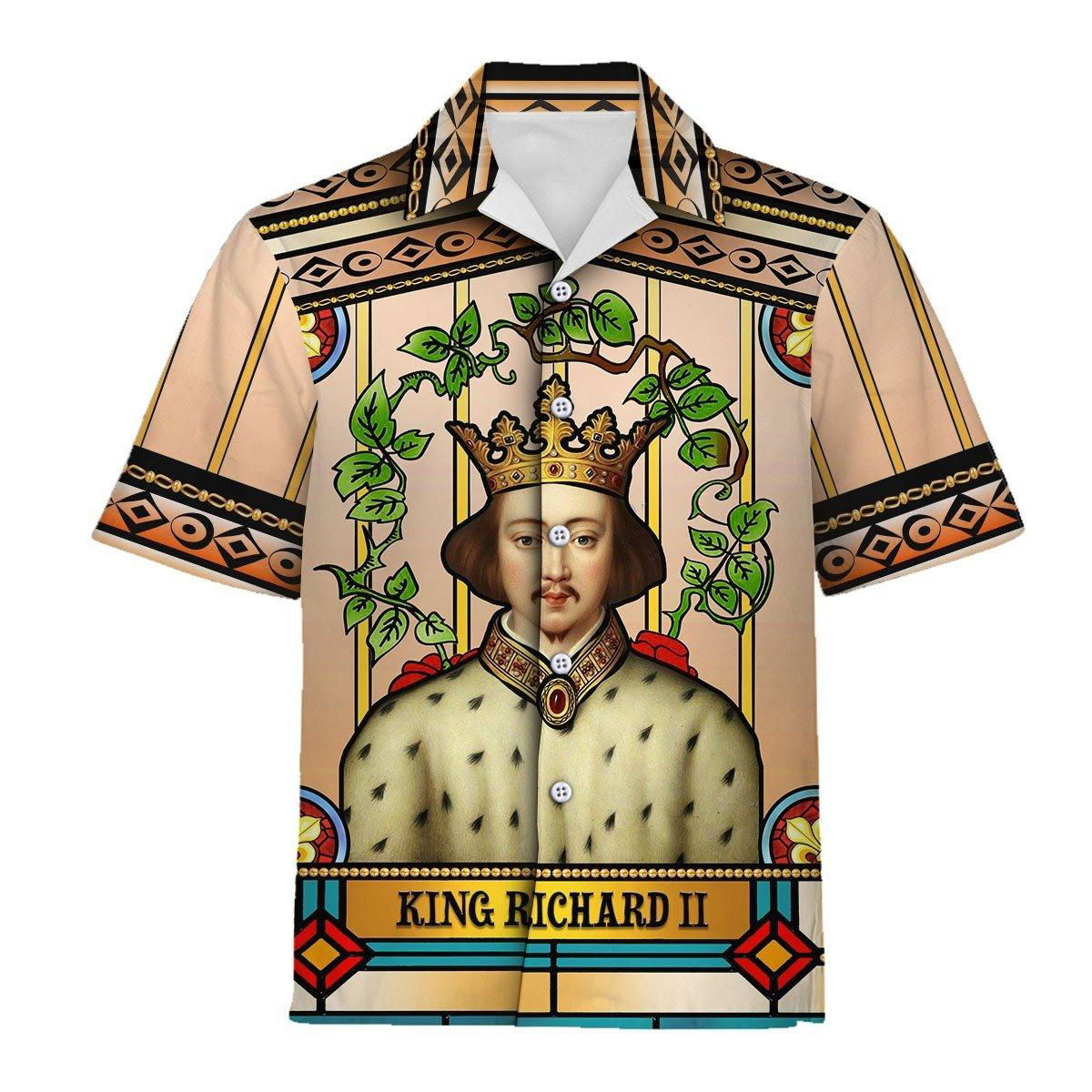 King Richard II of England Hawaiian Shirts