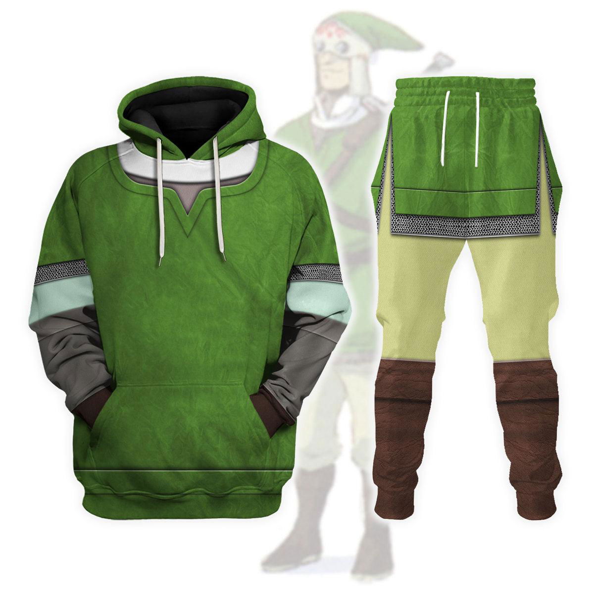 Knights of Skyloft Green New Unisex Hoodie Sweatshirt T-shirt Sweatpants Cosplay