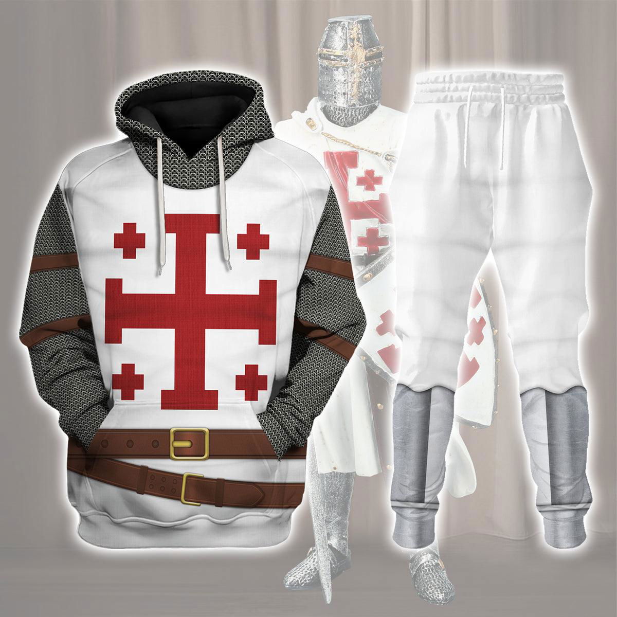 Knights of The Holy Sepulcher Costume Hoodie Sweatshirt T-Shirt Tracksuit