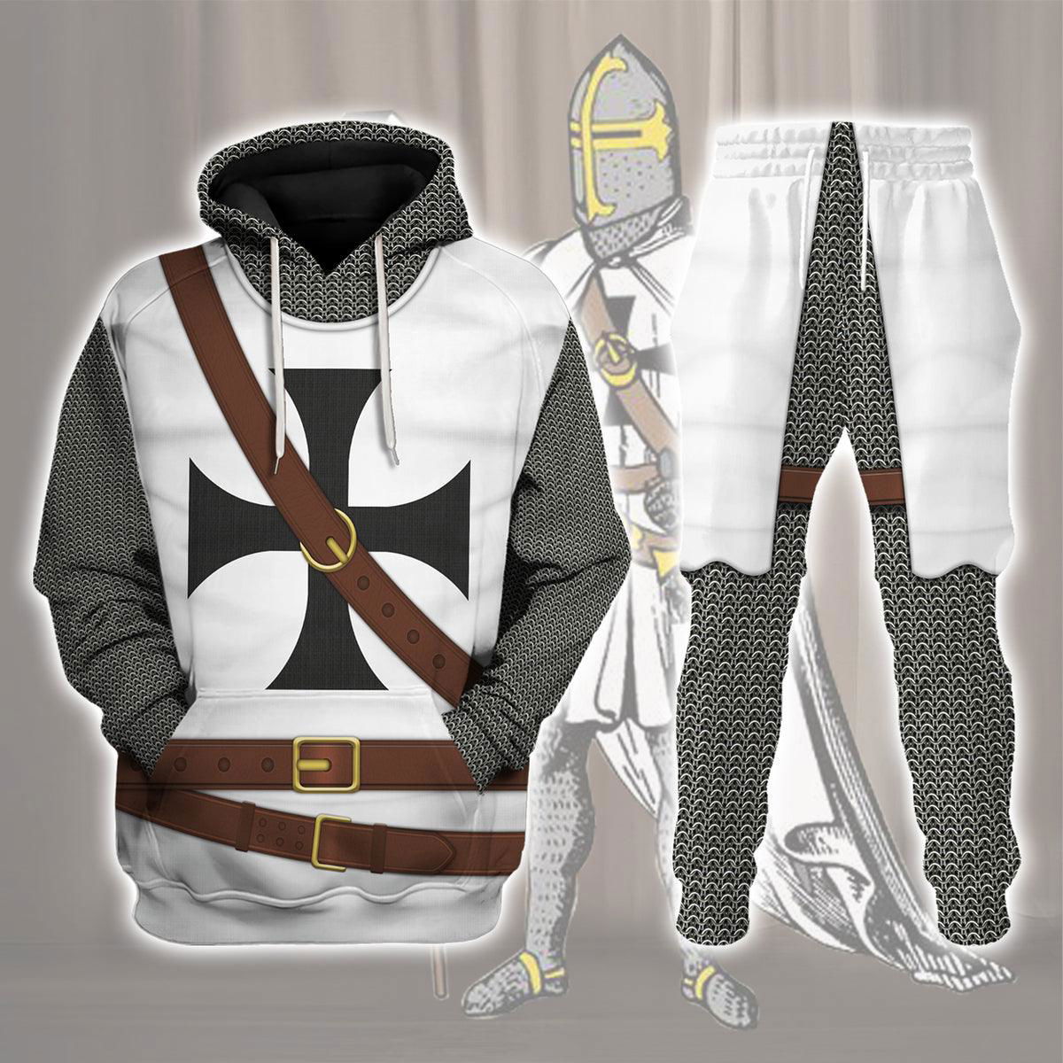 Knights Teutonic Costume Hoodie Sweatshirt T-Shirt Tracksuit