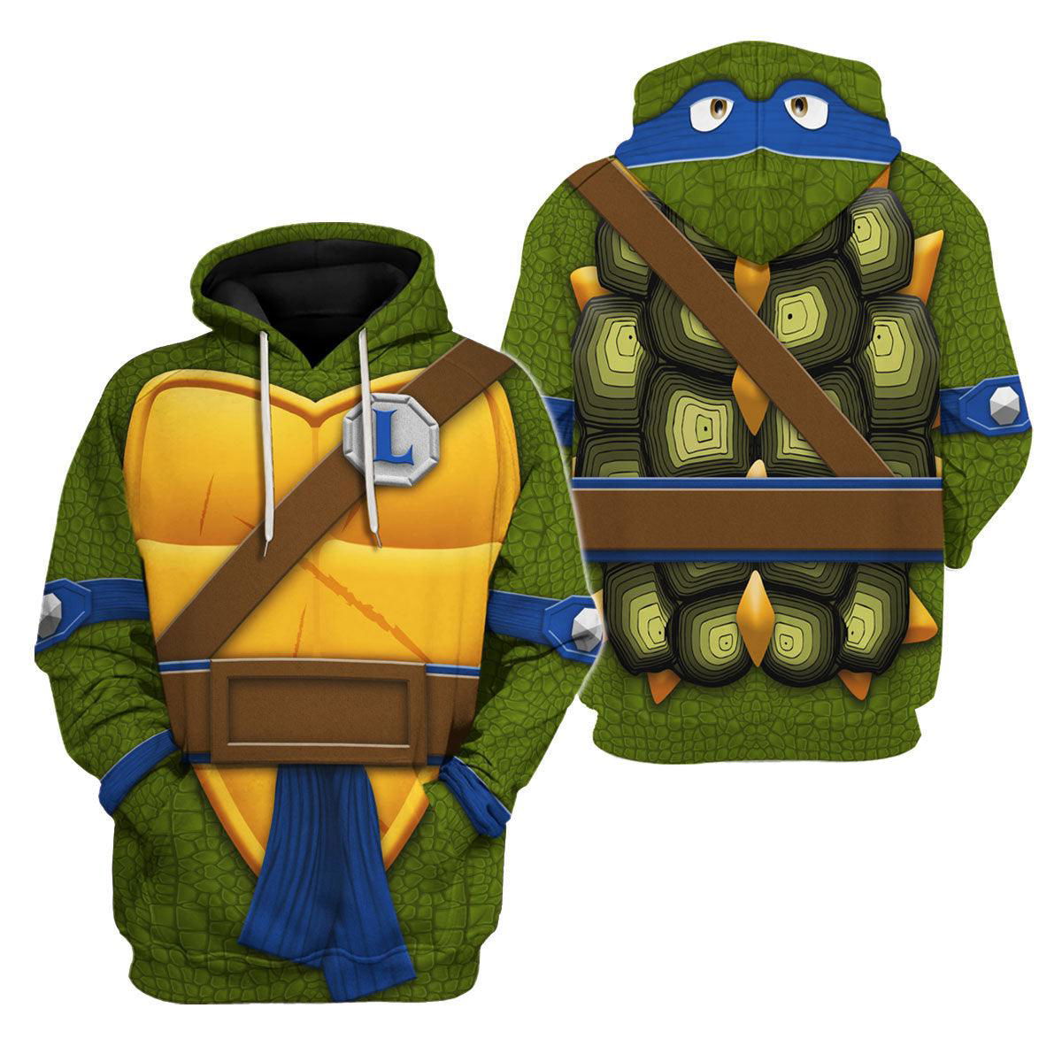 Leonardo TMNT Costume Hoodie Sweatshirt T-Shirt Sweatpants